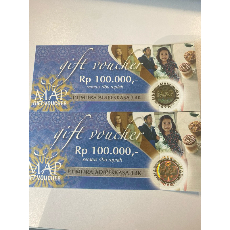 GIFT VOUCHER MAP| Voucher Hadiah 100K | Voucher MAP 100.000 EXP 2027