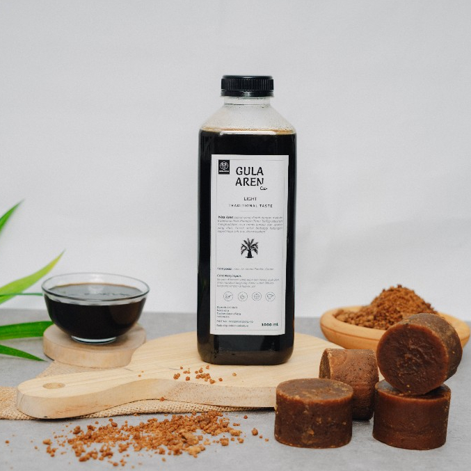 

Gula Aren Cair LIGHT 1 Liter Asli 100% Organik Nira Pohon Enau - Nerandra
