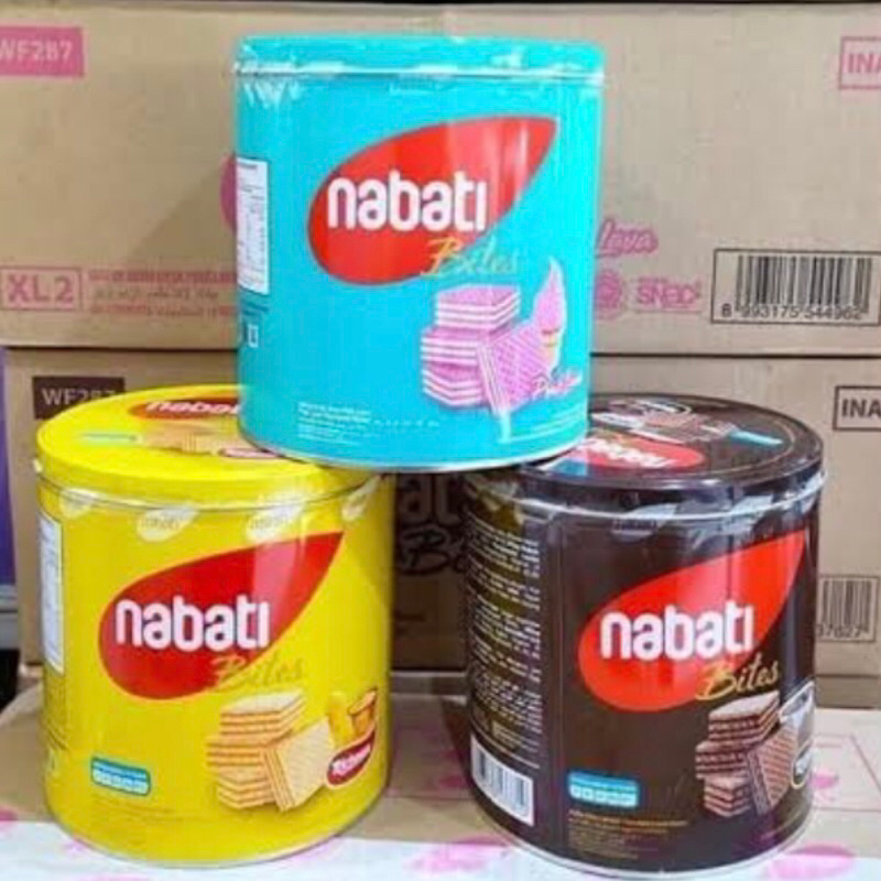 

NABATI KALENG / NABATI BITES RICHEESE WAFER KALENG RASA KEJU COKELAT PINK LAVA