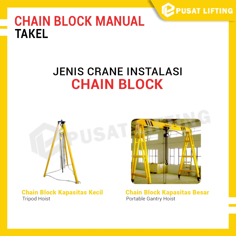 Chain Block 1 Ton 15 Meter TOYO Takel Manual