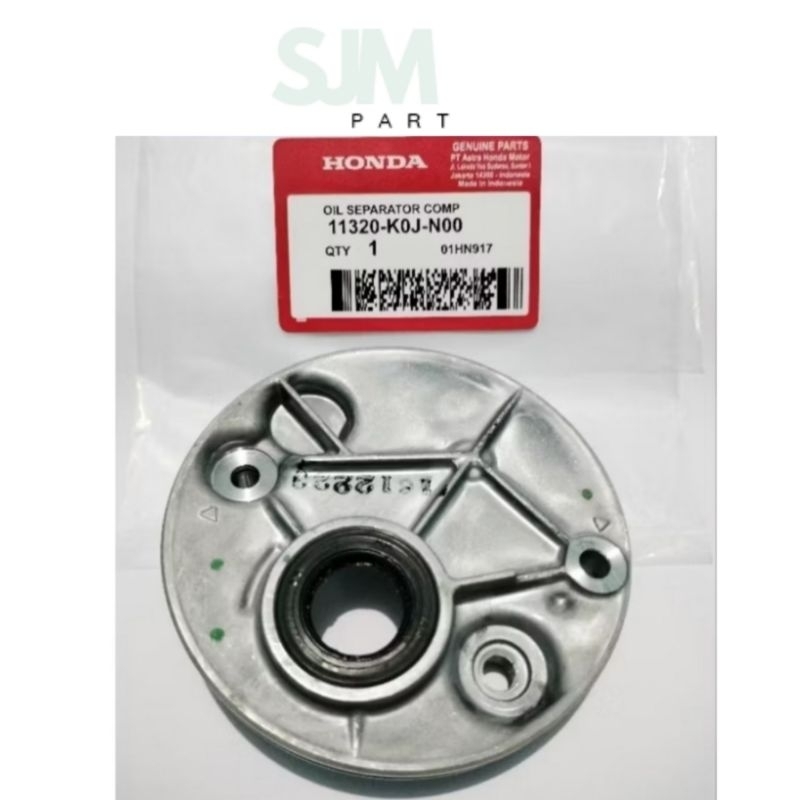 OIL SEPARATOR COMP DUDUKAN SEAL KRUK AS TUTUP MESIN OIL OLI SEPARATOR HONDA BEAT FI SCOOPY-FI GENIO 
