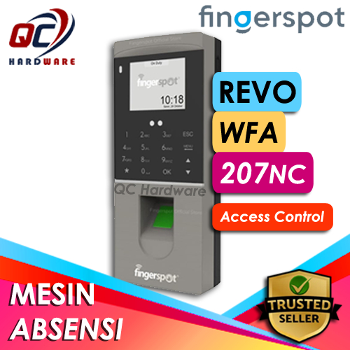 Mesin Absensi FINGERSPOT Revo WFA-207NC - Fingerspot WFA 207 NC