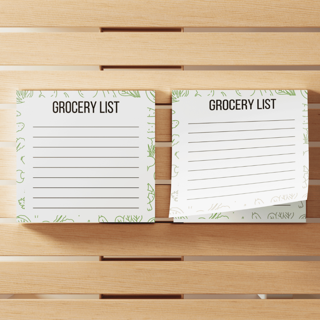 

Memo Grocery List | Notepad Daftar Belanja | Catatan Belanjaan | 30 Halaman