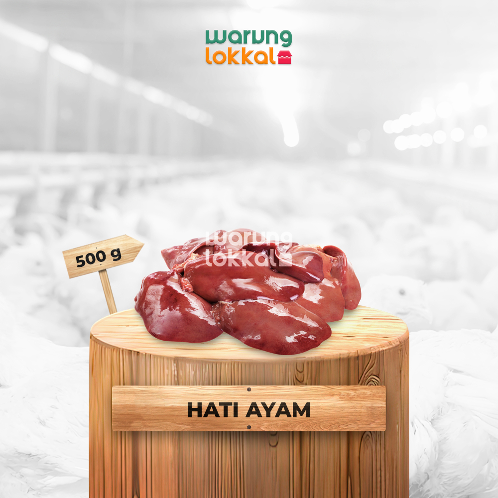 

Hati Ayam 500g - Warung Lokkal