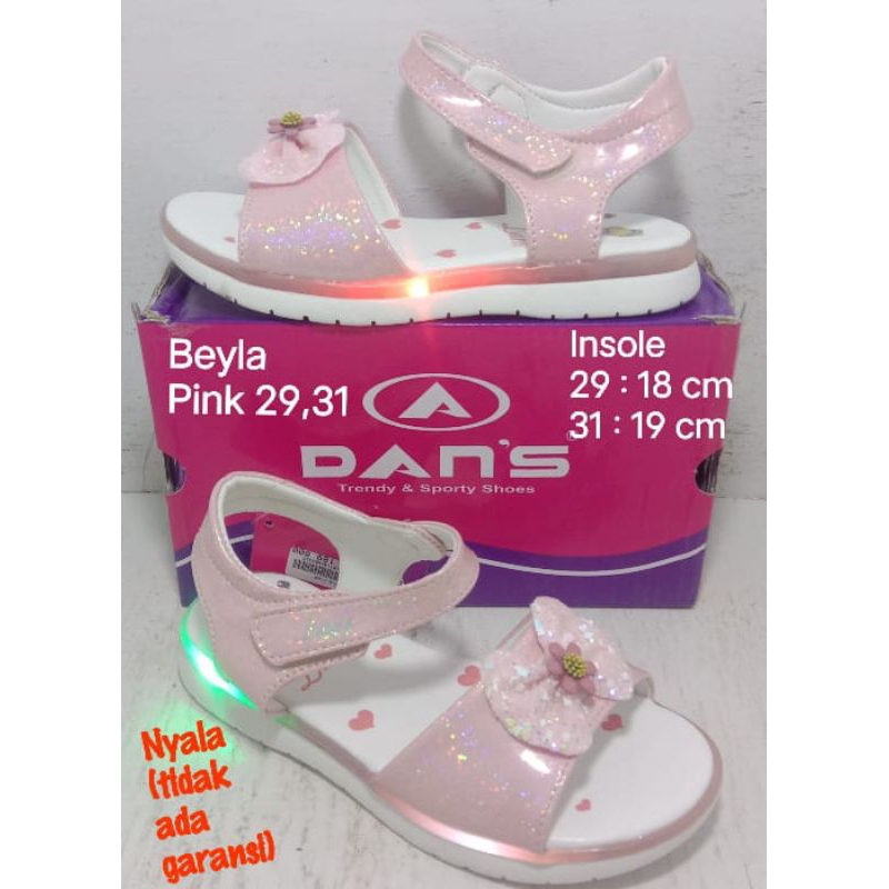 SEPATU LAMPU/NYALA ANAK WANITA NEVADA DANS (Lampu Tidak Garansi/Dikirim Random)
