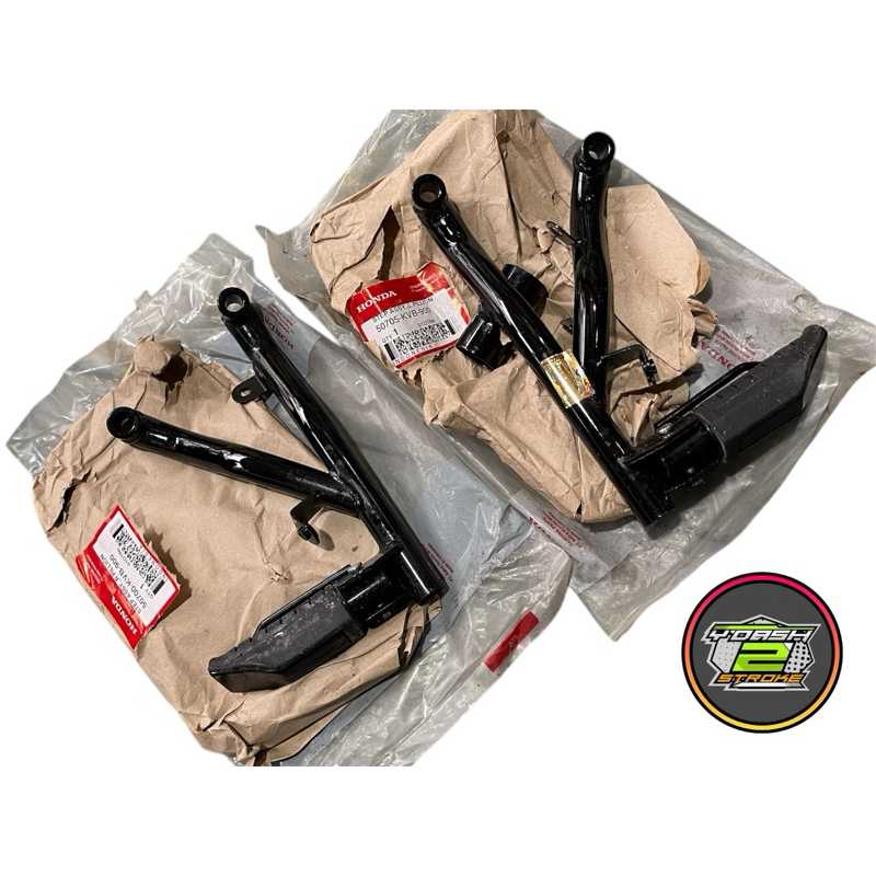 step belakang assy vario 110 karbu old agnes original ahm honda breket step dudukan step belakang va