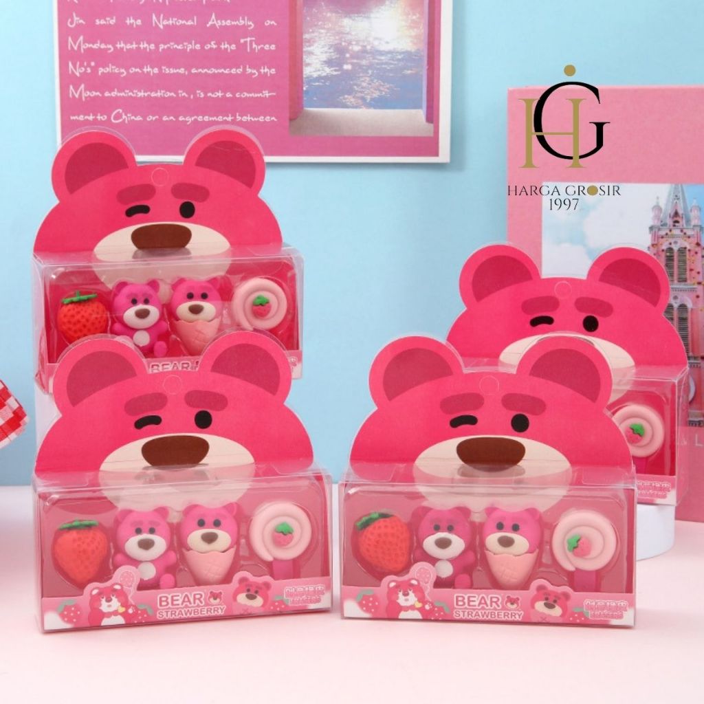 

PENGHAPUS MINIATUR LOTSO 1 SET ISI 4 PCS ER-1057 ALAT TULIS SEKOLAH AESTHETIC KOREA COD LUCU TERMURAH