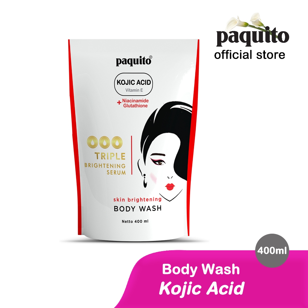 Paquito Kojic Acid Body Wash Sabun Cair - Refill 400 mL
