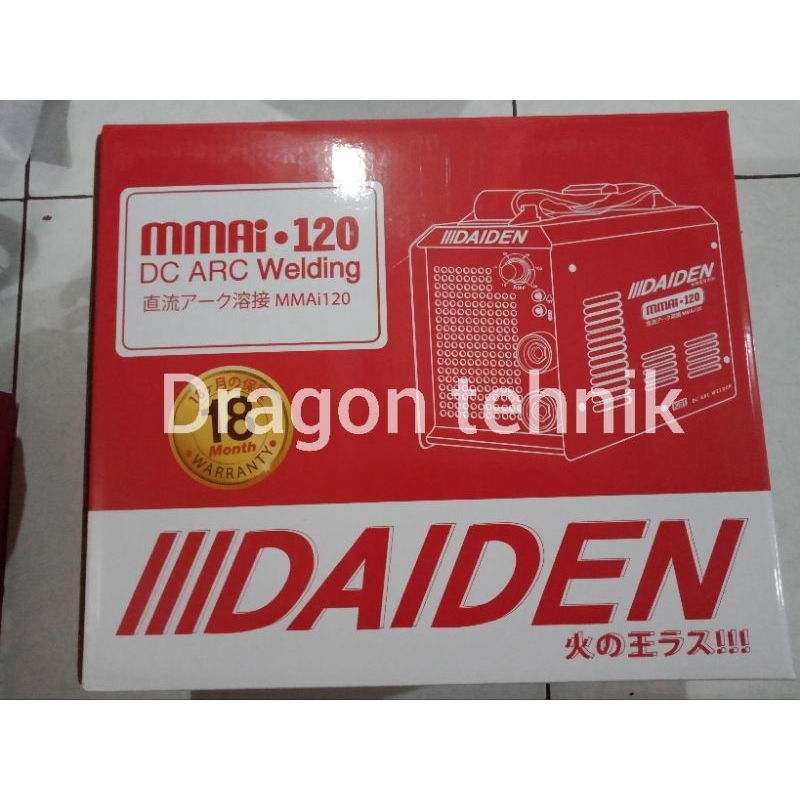 Mesin las DAIDEN MMAI 120 Mesin las listrik 900watt