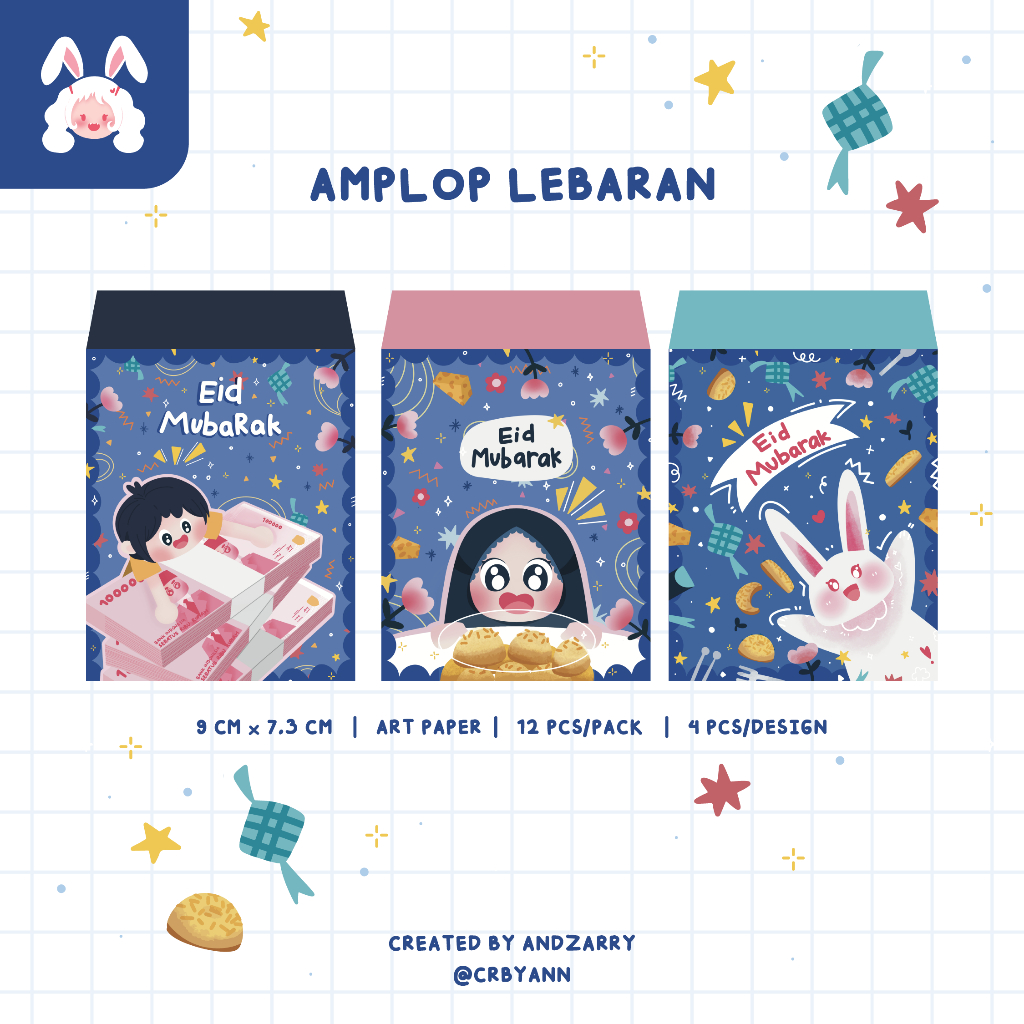 

Amplop Lebaran - Amplop Idul Fitri (12pcs)