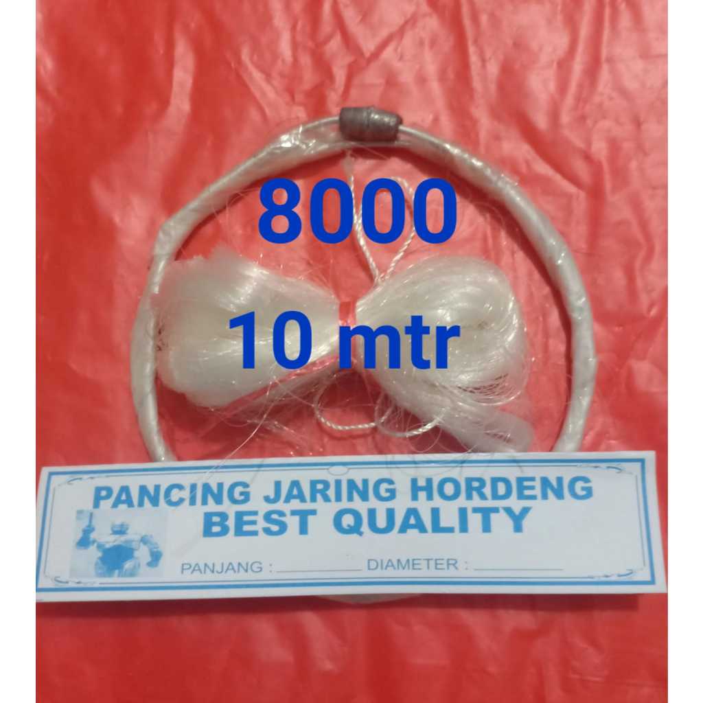 pancing jaring hordeng panjang 10 mtr