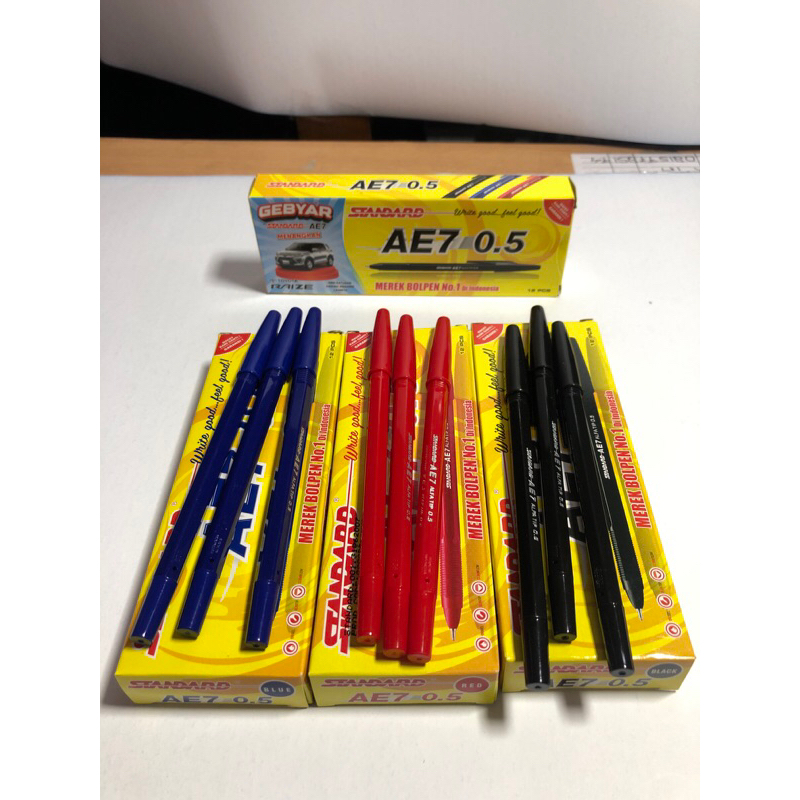

1 Lusin Pulpen Standard AE7 0.5mm
