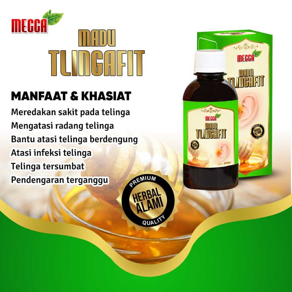 Madu THT Radang Telinga 280 gram MECCA | Madu THT Hijua Mecca | Obat Sakit Telinga