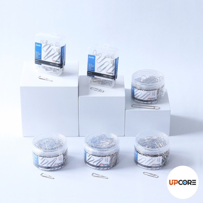 

[Stationery Home] Bantex Klip Kertas / Paper Clip Warna Silver Berbagai Ukuran BD210X