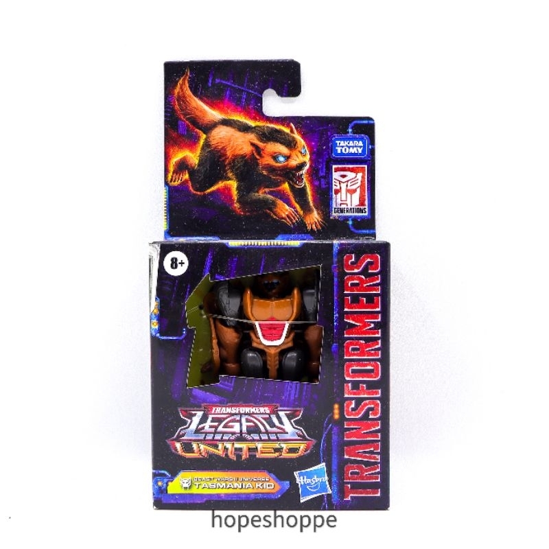 Transformers Legacy United Core Class Tasmania Kid Beast Wars 2 Universe Action Figure Original Hasb