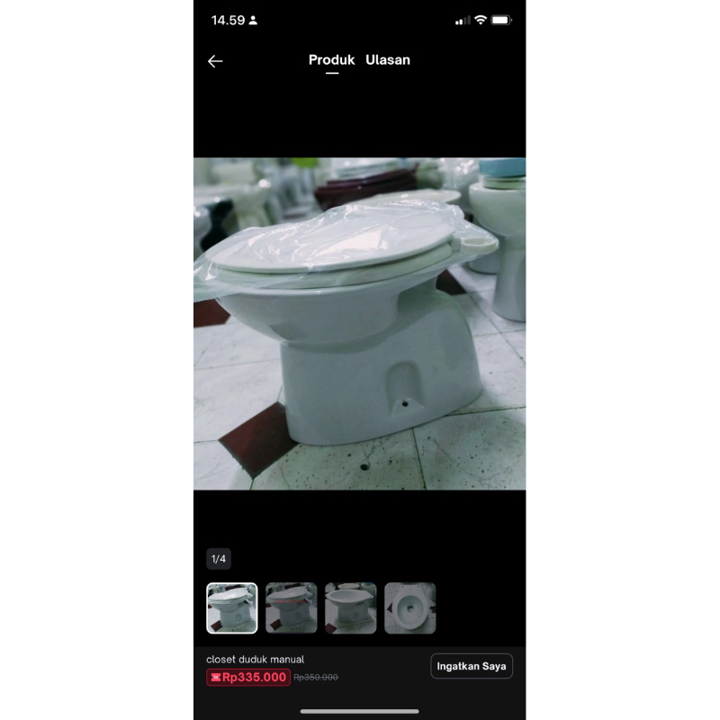 closet duduk manual siram