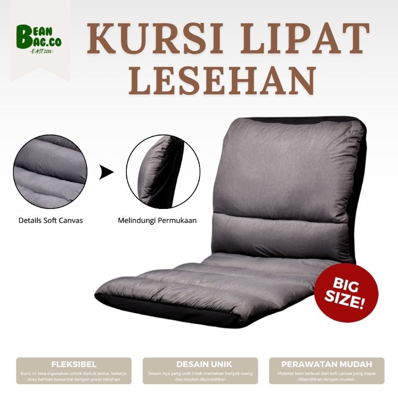 Kursi Lipat Lesehan Santai Kekinian | Kursi Lipat Duduk Nyaman untuk Rumah | Kantor  | Gaming | peng