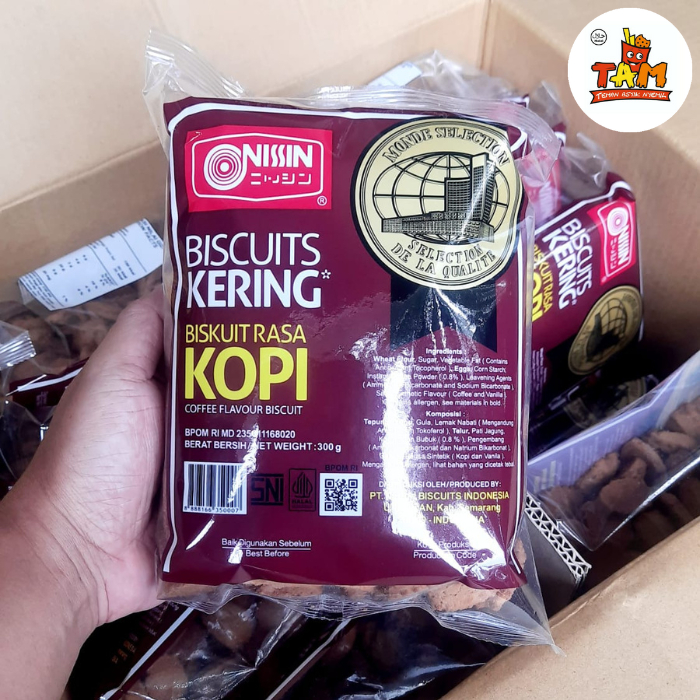 

Biskuit Rasa KOPI Nissin 300 Gram / Kue Kering - Tam Snack