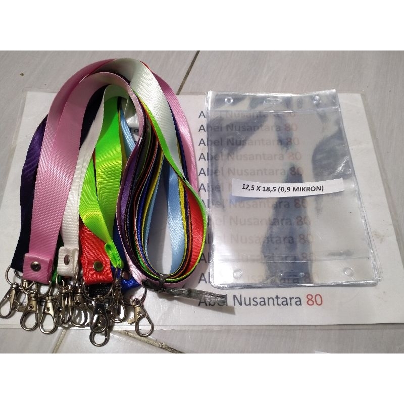 

paket Tali 2cm polos+plastik panitia uk 12,5x18,5 cm isi paket 10 pcs tebal plastik 0, 9 mikron