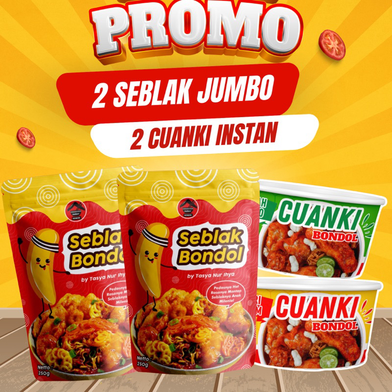 

BUNDLING HEMAT (2 SEBLAK 2 CUANKI)
