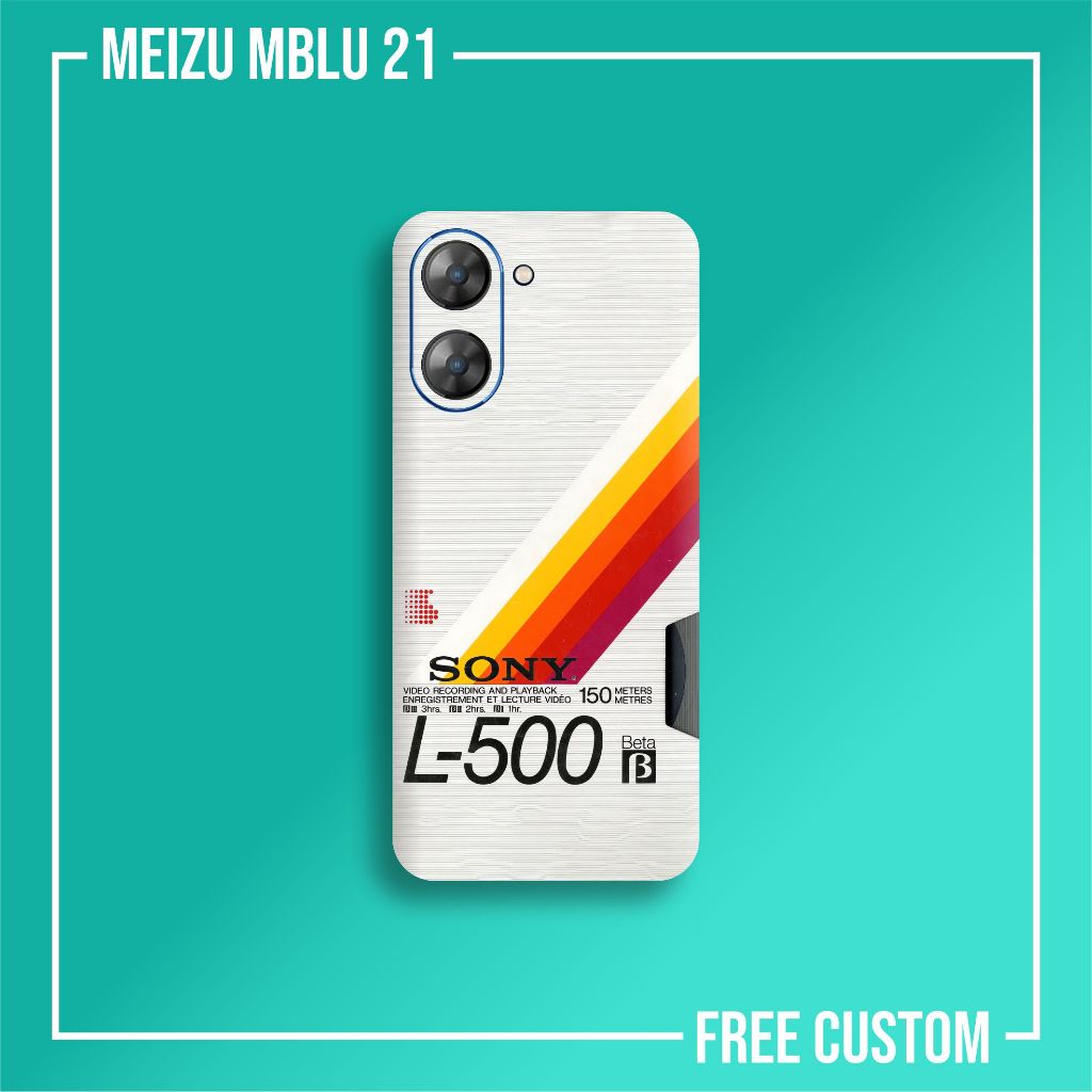 MEIZU MBLU 21 SKIN GARSKIN CASE PROTECTOR DAPAT 2 PCS FREE CUSTOM GAMBAR BEBAS BISA COD