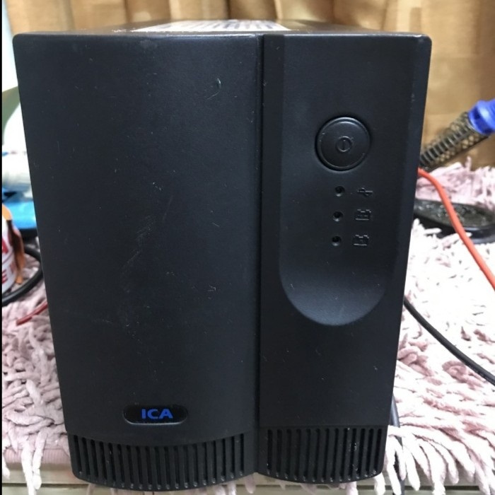 MESIN UPS PAKAI AKI EXTERNAL / UPS ICA MODIF 1200 1400 24V UNTUK BACKUP SERVER PULSA CCTV NAS MODEM 