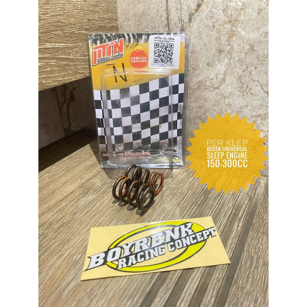 PER KLEP RACING BEBEK UNIVERSAL UNIVERSA KOMPETISI MTN JAPAN SPRING MTN-VL-004 ORIGINAL~BOYRENK RACI