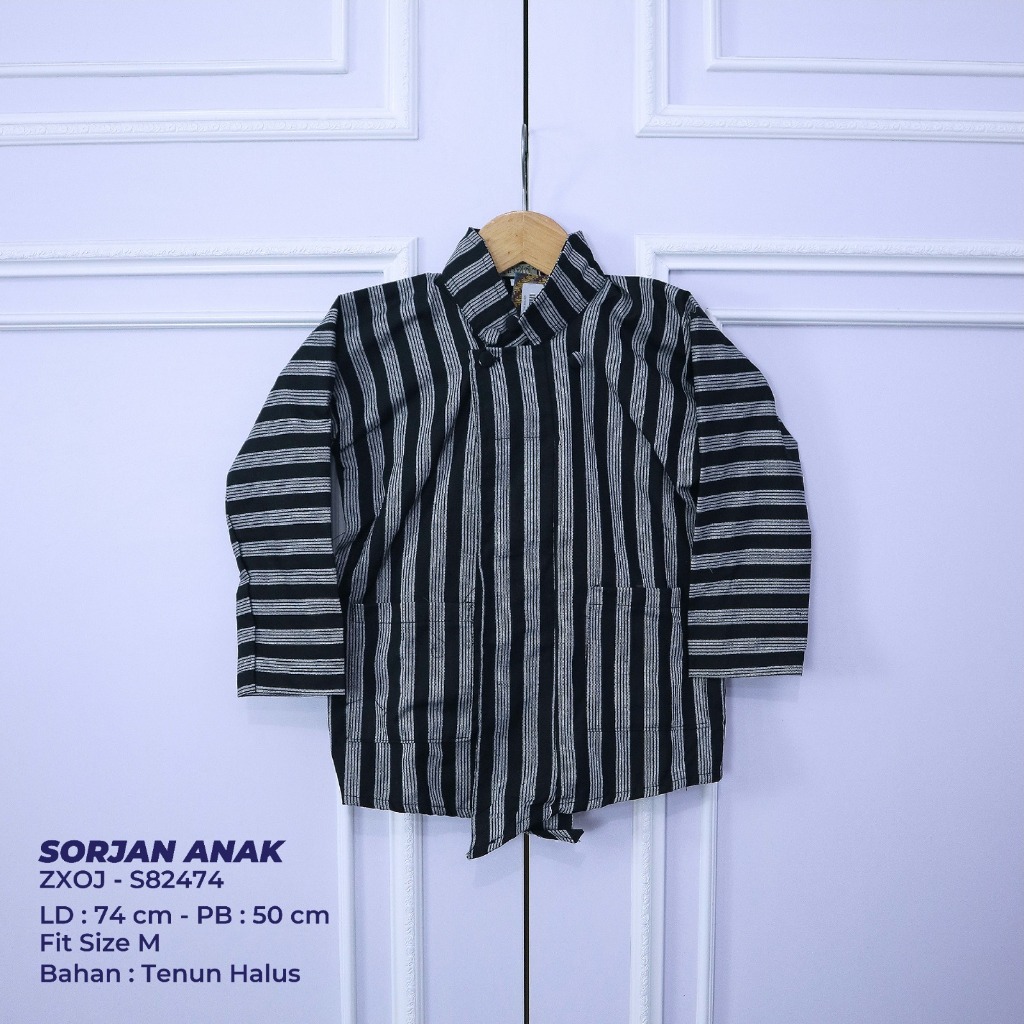 BAJU SURJAN LURIK ANAK COWOK BAJU LURIK SORJAN LURIK ANAK BAJU ADAT JAWA