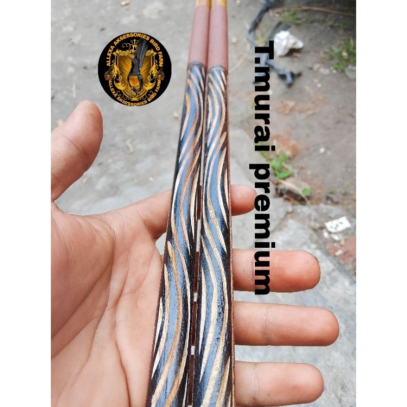 Tangkringan burung murai amplas motif ukir terbaru D.14mm sangkar murai no 1,2dan3