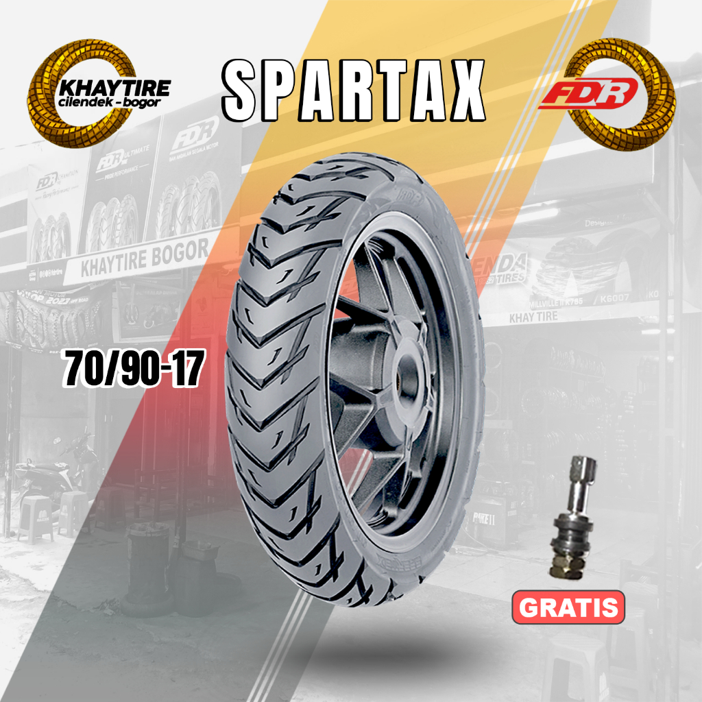 Ban Motor FDR SPARTAX 70/90 Ring 17 Tubeless