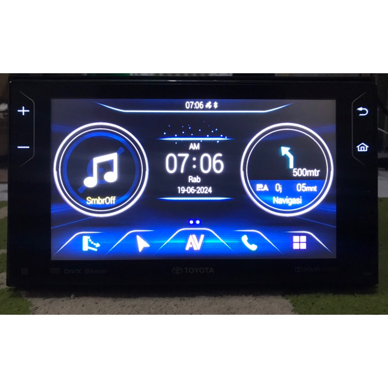 Paling murah Head unit original 8 inch, Tape mobil original Fortuner VRZ tahun 2018-2020 Head unit p