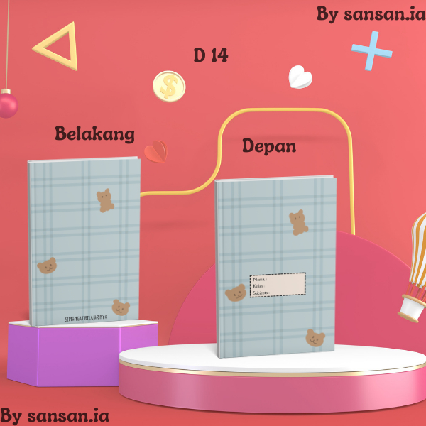 

Sampul Buku Aesthetic Sidu Dan Bigboss {Pembelian Minimal 8pcs}