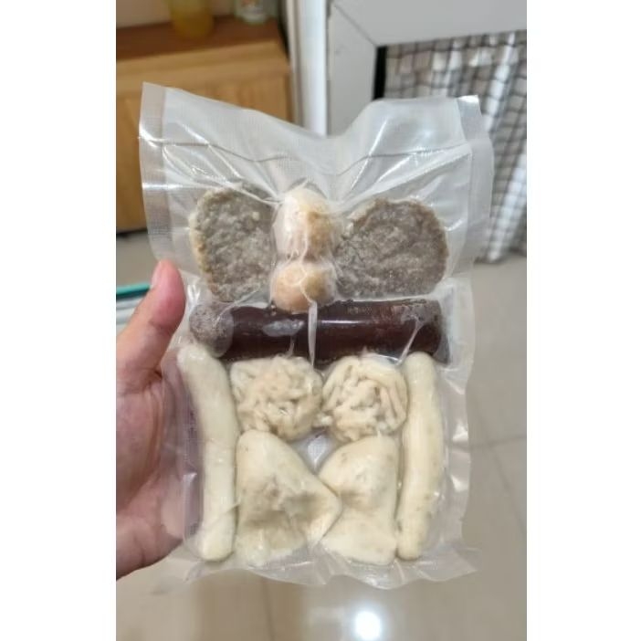 

PEMPEK MINI ISI 10 PCS PLUS CUKO MPEK MPEK IKAN TENGGIRI MIX KAKAP