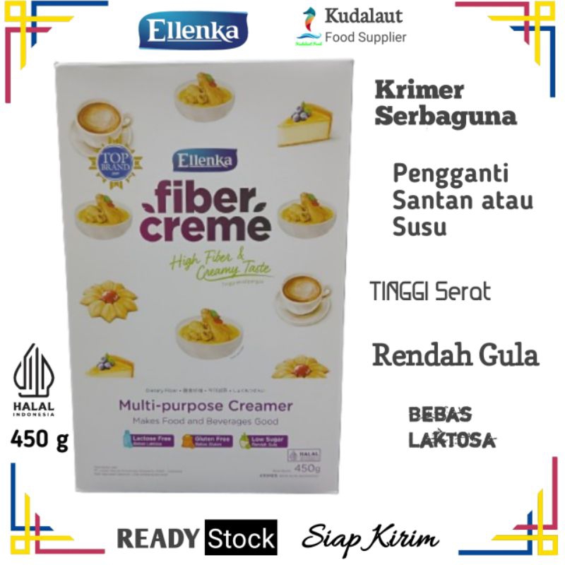 

Fiber Creme (by Ellenka) --- Krimer Serbaguna; Kemasan Box; 450g