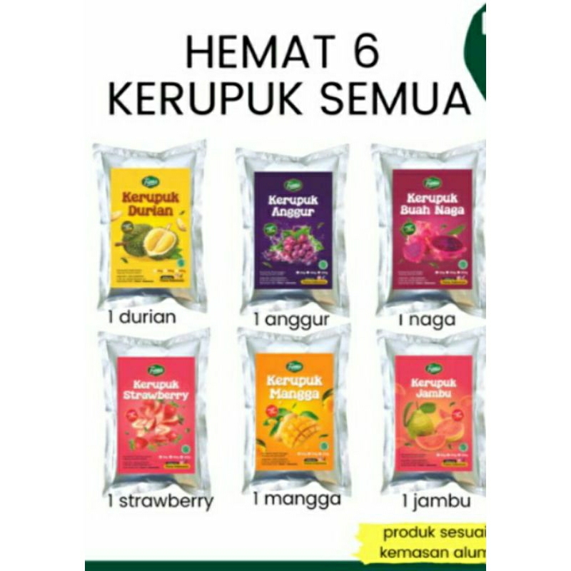 

KERIPIK BUAH BIMA MIX DURIAN STRAWBERY ANGGr buah naga mangga jambu paket hemat