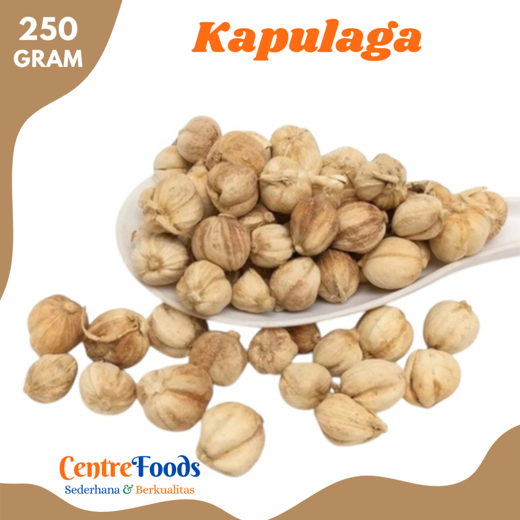 

KAPULAGA Putih - Kapulaga Lokal Putih Organik | 250gr [ Harga Per BKS ]