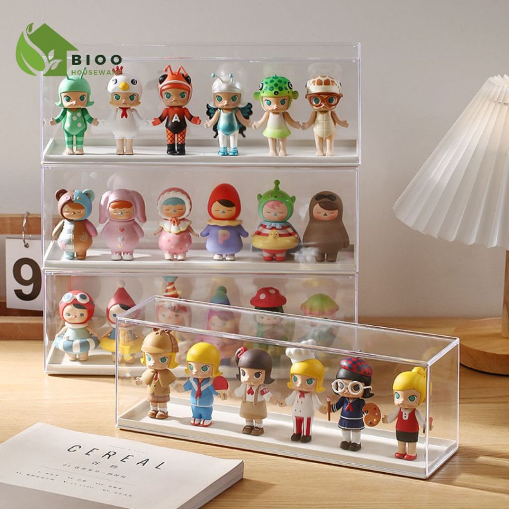 Bioo | Kotak Display Akrilik /Display Figure Display Miniature/ Kotak Display Akrilik