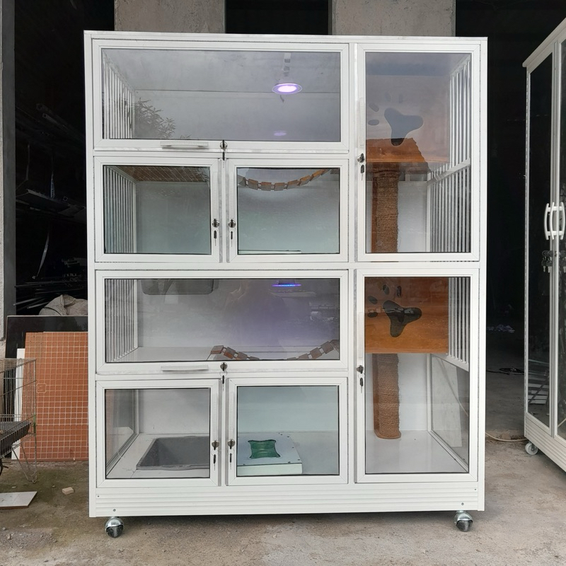 KANDANG KUCING ALUMINIUM | KANDANG ALUMINIUM MINIMALIS