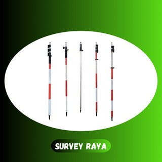 Pole Stick / Range Pole / Prisma Pole / Jalon Stik Prisma 5 Meter