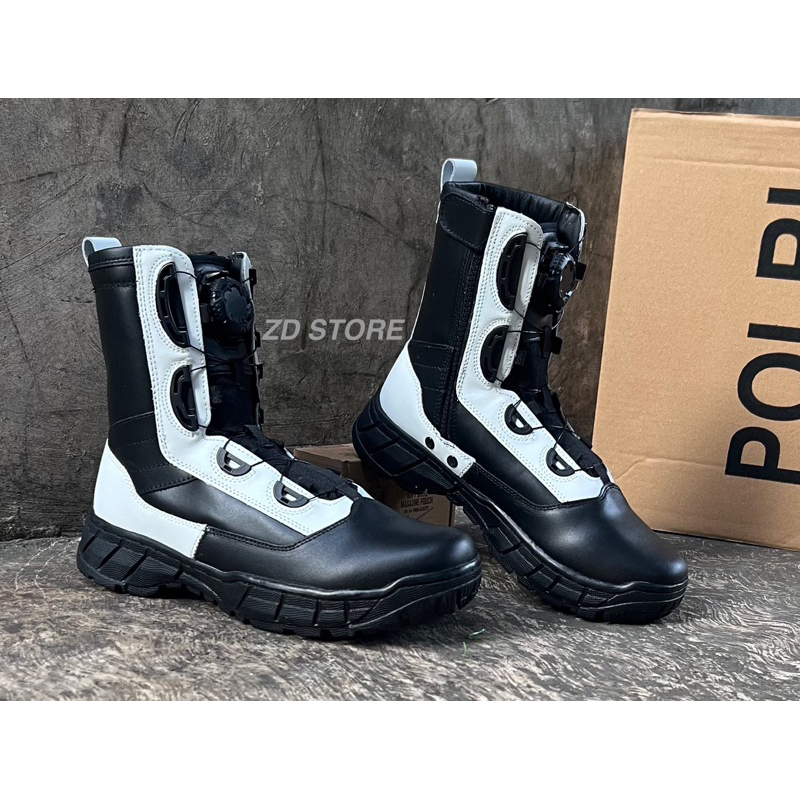 Sepatu PDL TACTICAL PROVOS JATAH POLRI 2024 TALI PUTAR/Sepatu PDL TACTICAL PROVOS POLRI PUTAR 2024