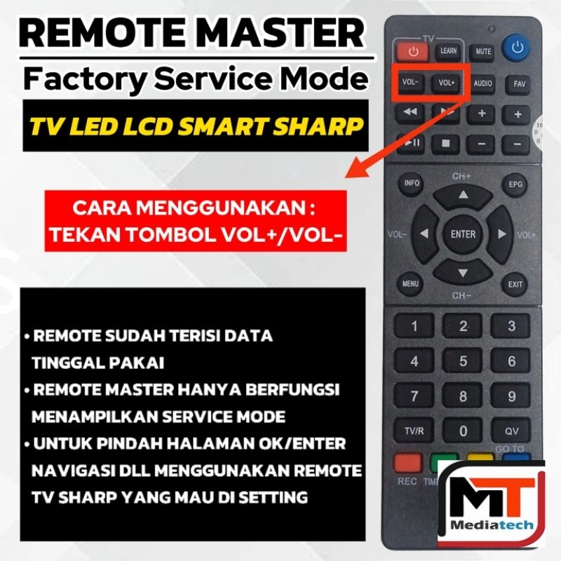 REMOTE REMOT MASTER BUKA FACTORY SERVICE MODE TV SHARP REMOTE MASTER BUKA SERVICE MODE SHARP SERMOD