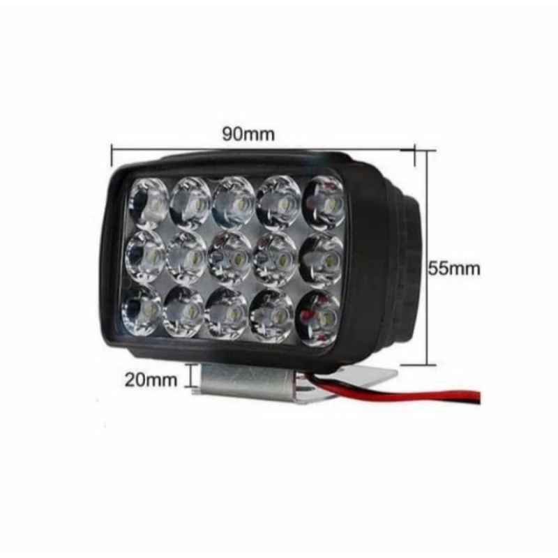 Lampu Led Bar Cree Tembak Sorot Motor Mobil 15 Led