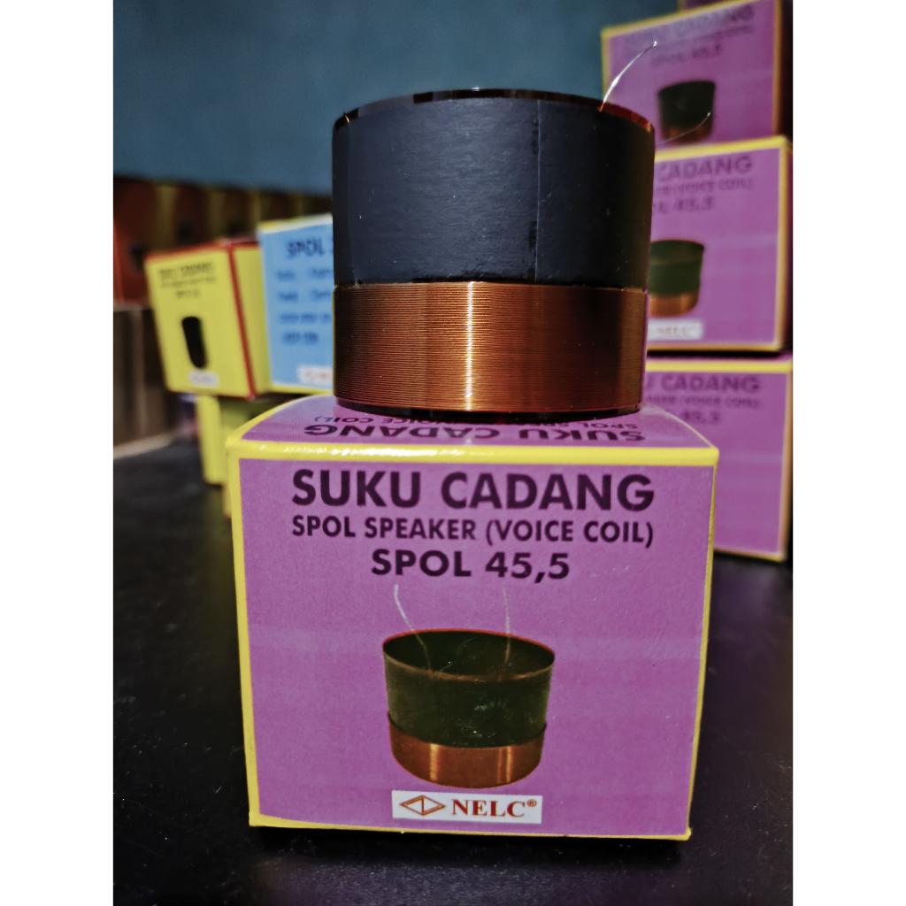 Spull Speaker NELC 45.5 mm - 15 mm Single Coil / Spul Spool Voice Coil 45,5 mm 45.5 import original