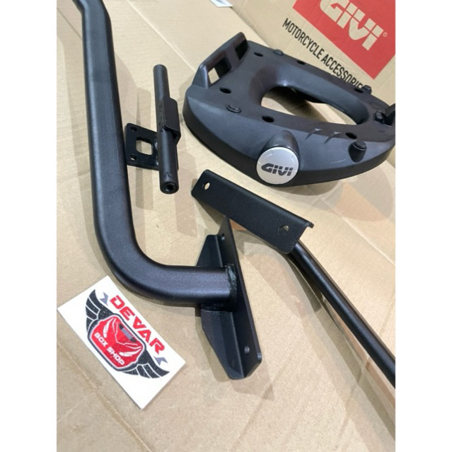 Bracket Top Box HRV + Base Plate Yamaha XABRE 150 ORIGINAL GIVI 100% Bracket untuk Box Motor