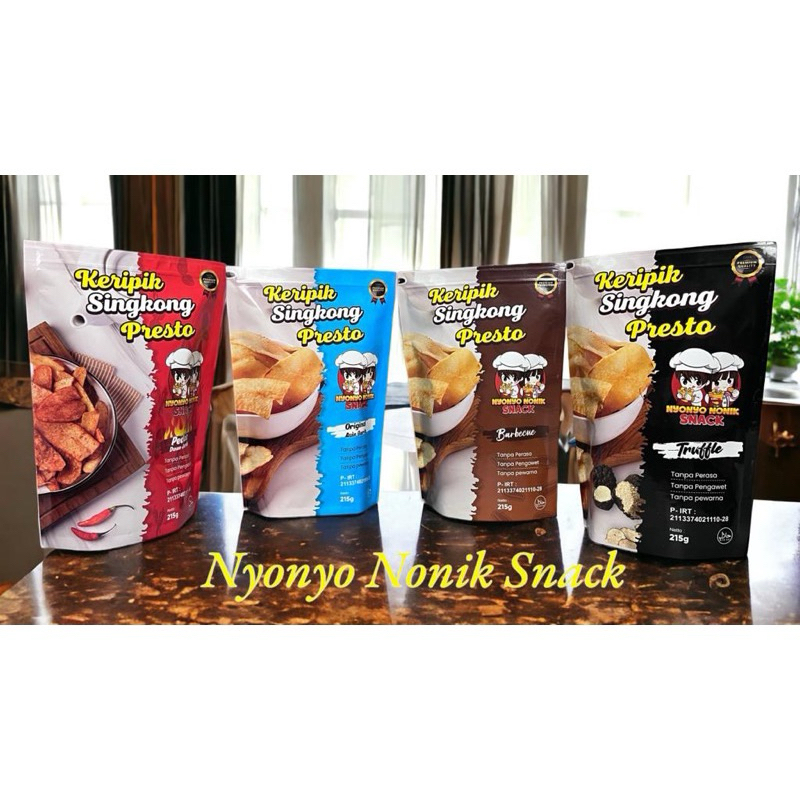 

Nyonyo Nonik Snack Paket Bundling beli 2 pax Keripik singkong Presto