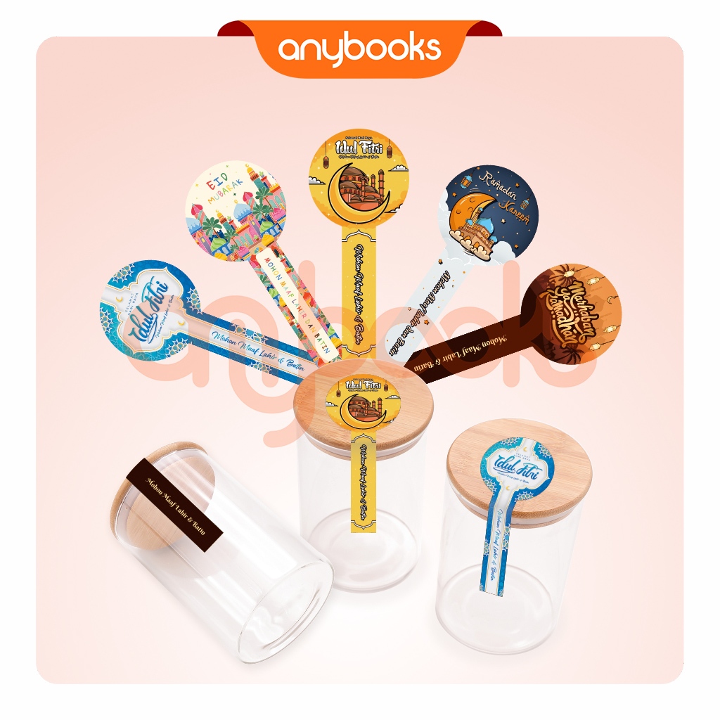 

ISI 25 PCS STICKER IDUL FITRI STICKER SEGEL TOPLES LEBARAN KUE KERING RAMADHAN