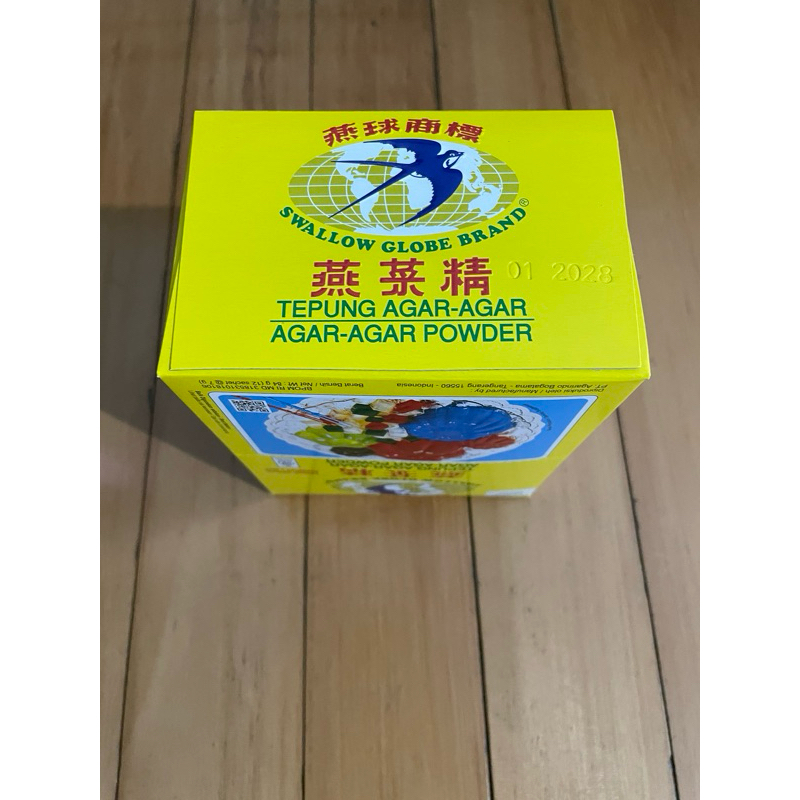 

RB Agar Agar Swallow Globe 7 Gr 1 box @isi 12 sachet