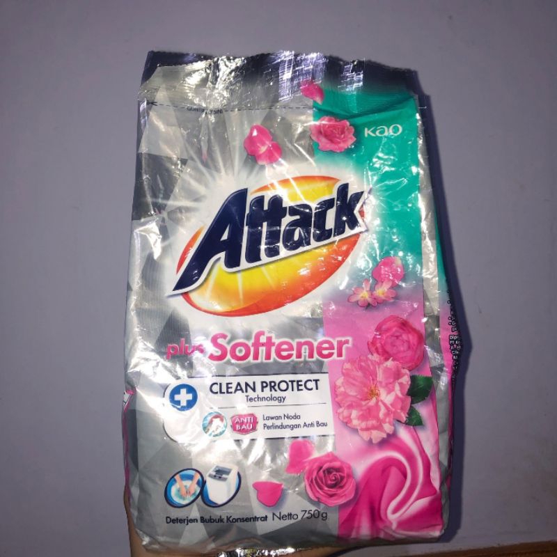 attack deterjen bubuk+softener