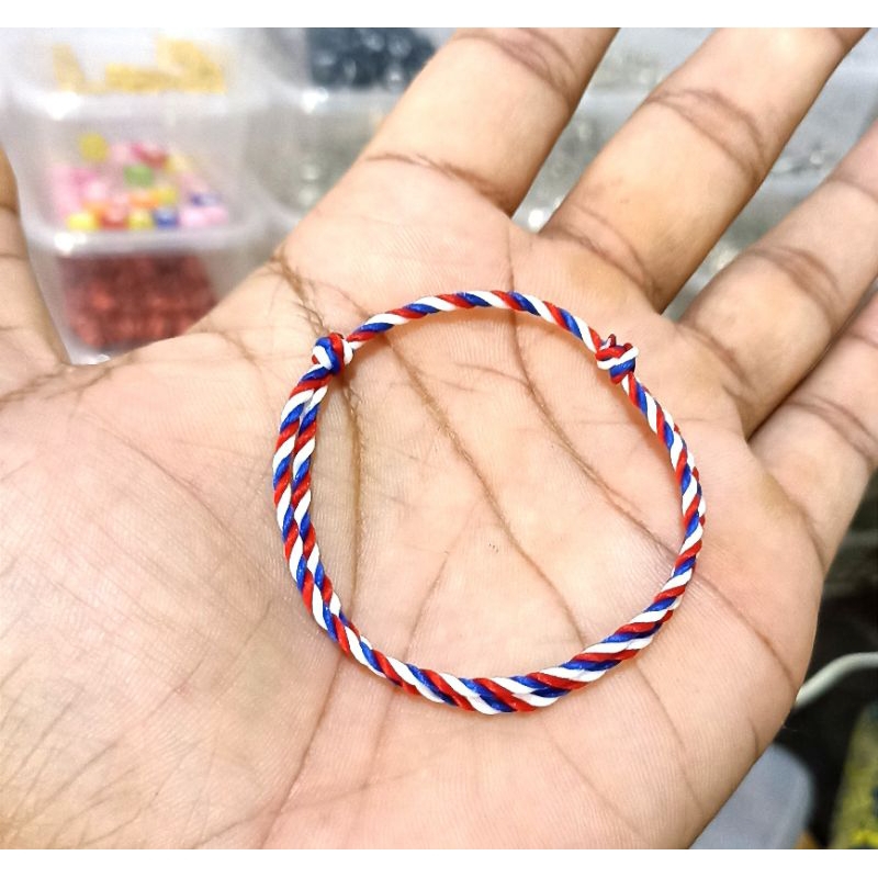 Gelang Tridatu Biru Merah Putih