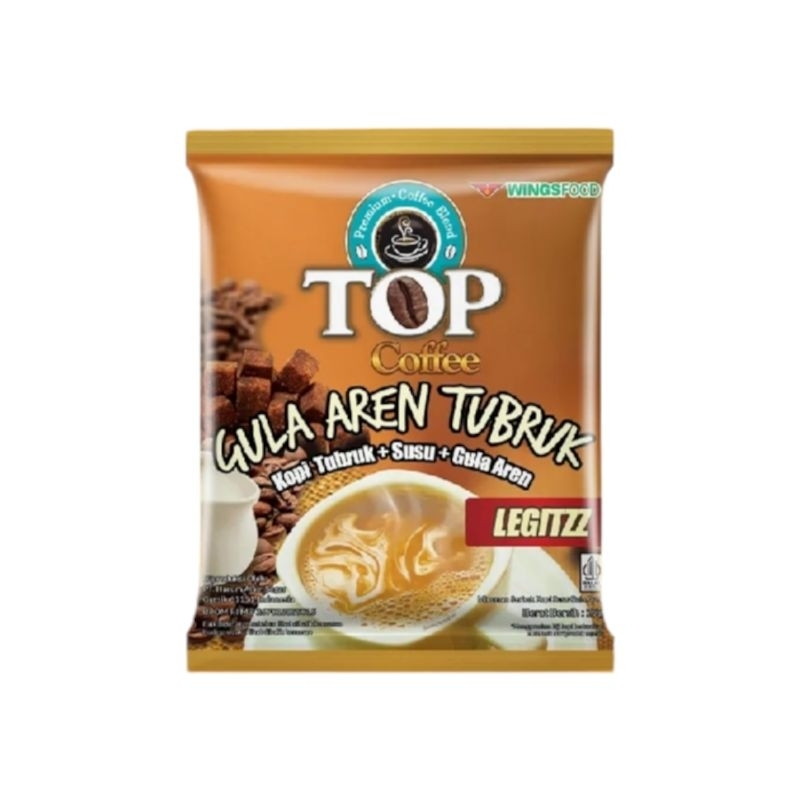 

TOP Kopi Gula Aren TUBRUK LEGITZZ 3in1 Instant Coffee Sachet 27gr (1 Renteng isi 15 Sachet)